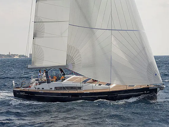 Mit Crew Sail boat Oceanis 60 Tourbillon - details